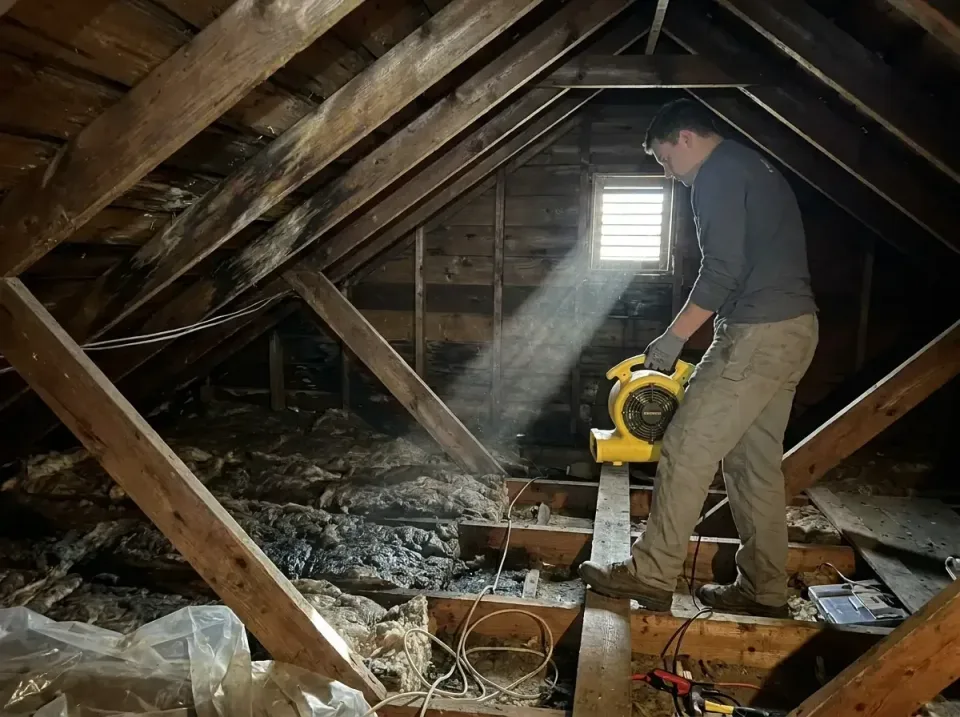 attic-water-damage-drying-proc-007 — frequently asked questions, Emergency Water Extraction & 24/7 Flood Response in Berryvi…